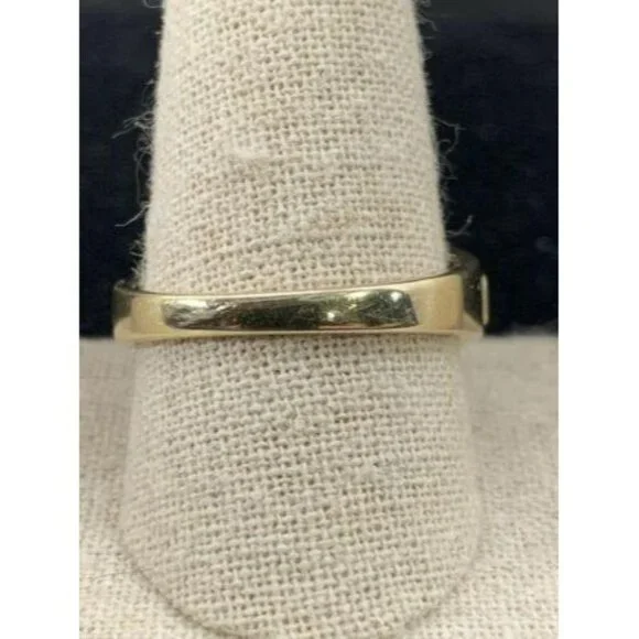 10K Yellow Gold Men's Diamond Cluster Ring Signed ZEI W/Appraisal Sz 9 1/2 (R142 - Picture 3 of 10